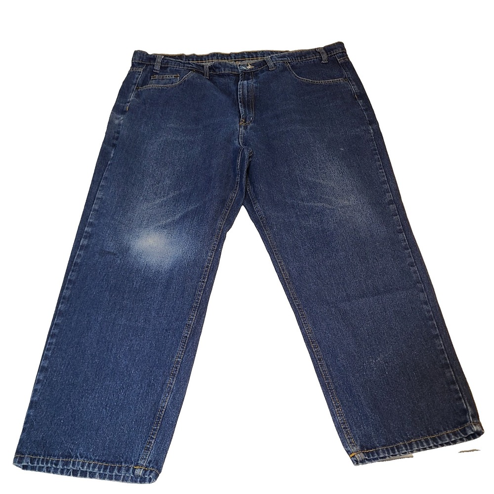 Full Blue Registered Jeans Mens 48x30 Blue Straight Leg Denim Classic 902030S